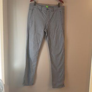 Boss Hugo Boss Men's Slim Fit Pants Trousers Navy, Size 38x34